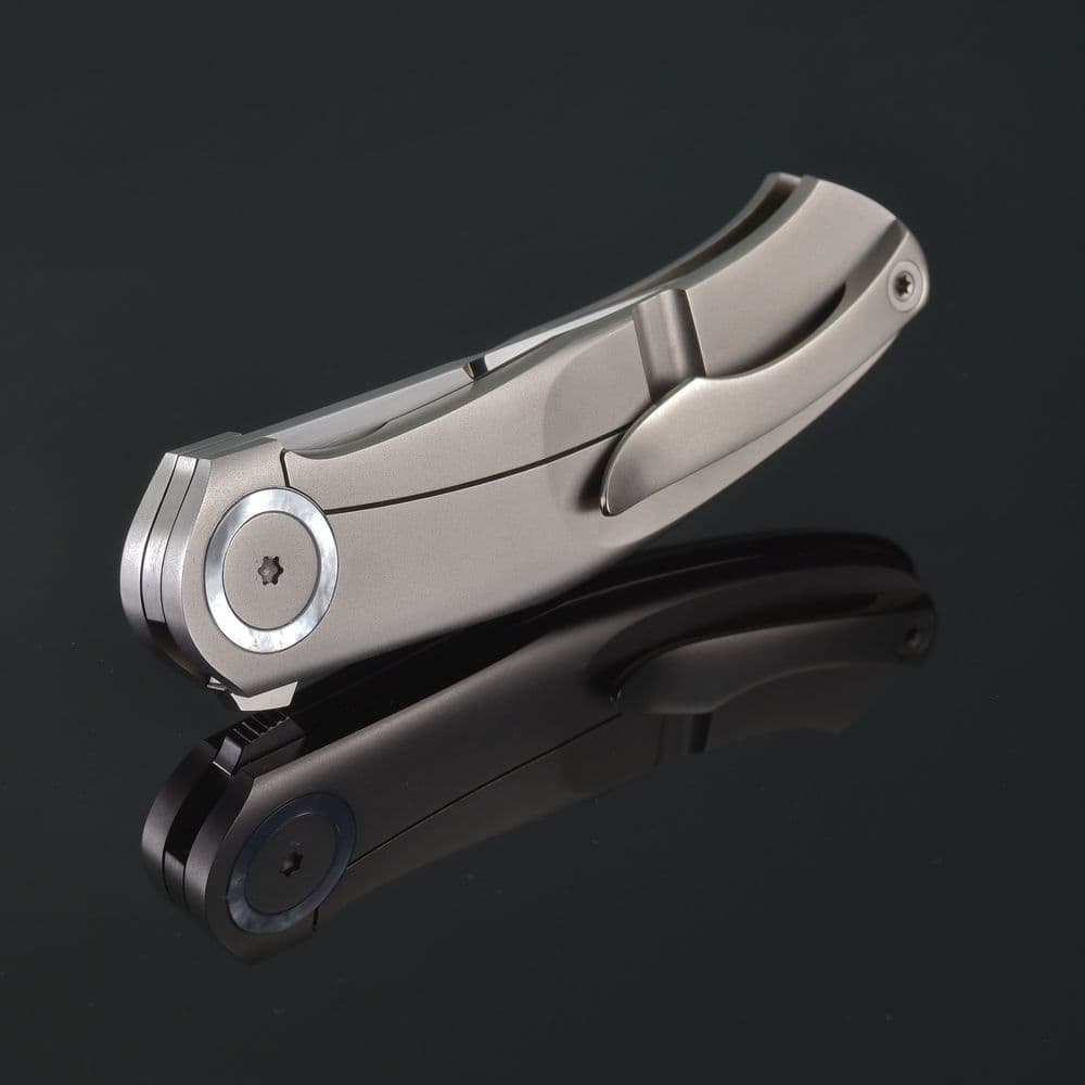 Titanium EDC folding knife product photo